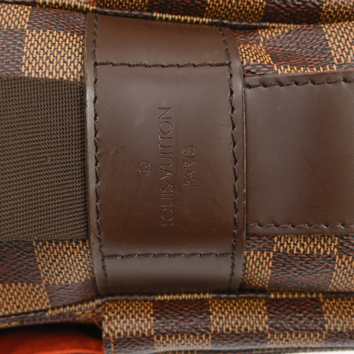 Louis Vuitton Naviglio Handbag Damier, BROWN, CANVAS, Shoulder bag