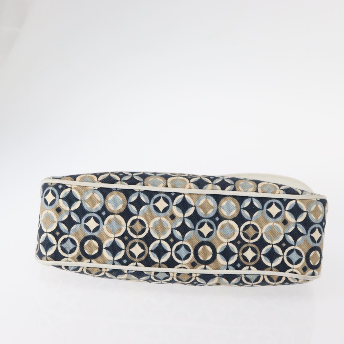 Celine Vintage Pochette Shoulder Bag Canvas, NAVY, CANVAS, Clutche & pouche