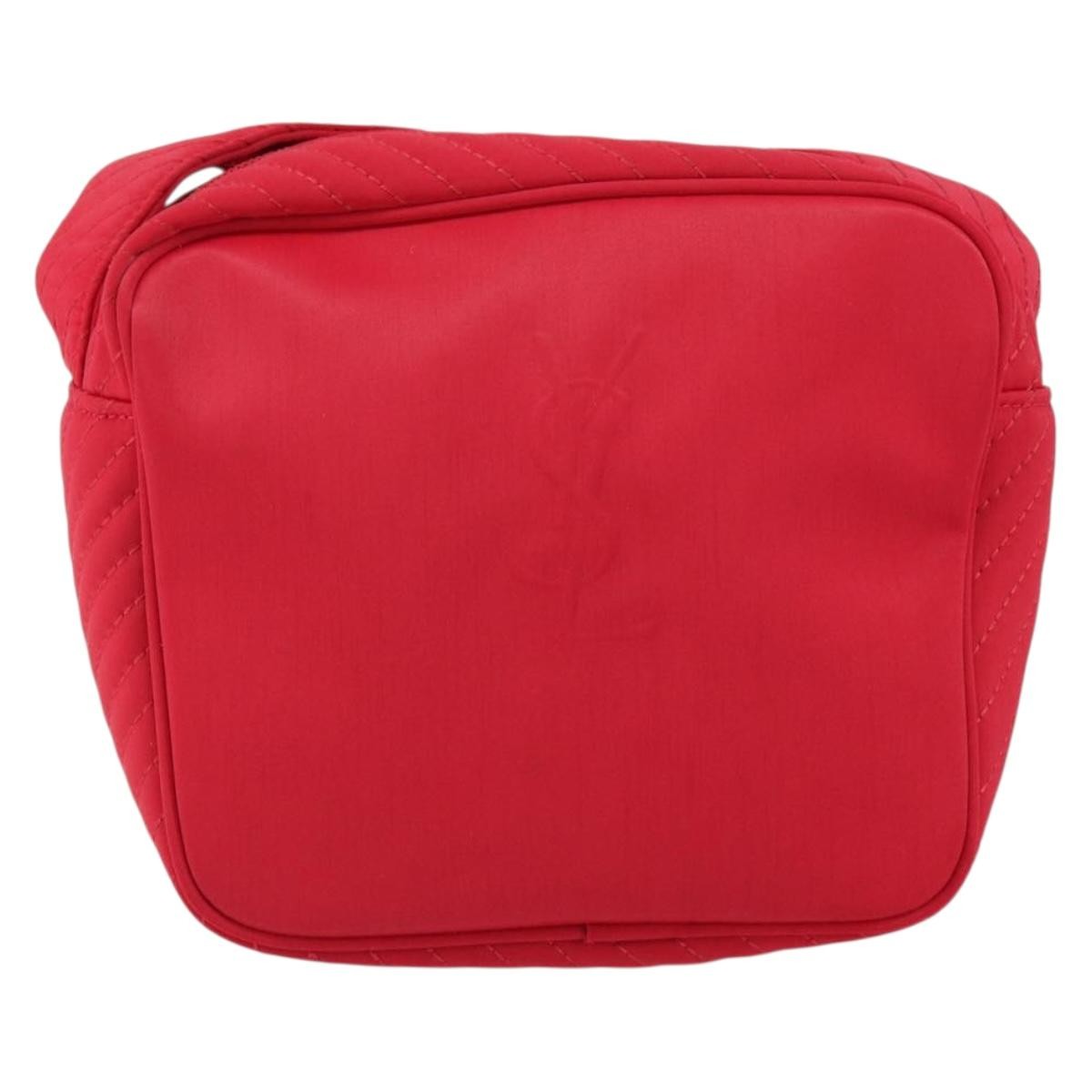 Saint Laurent Vintage Shoulder Bag Nylon, Red, Nylon, Shoulder Bag