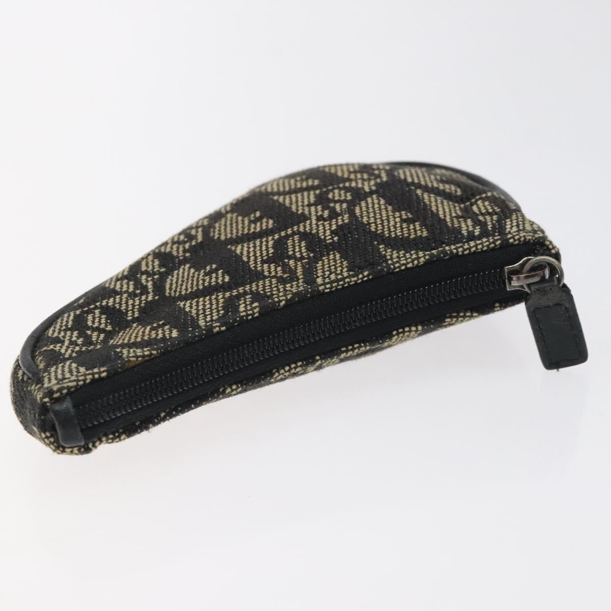Christian Dior Saddle coin purse Trotter canvas, BLACK, CANVAS, Wallets