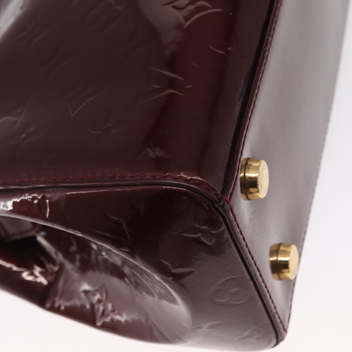 Louis Vuitton Brea Handbag Monogram Vernis, BURGUNDY, PATENT_LEATHER, Handbag