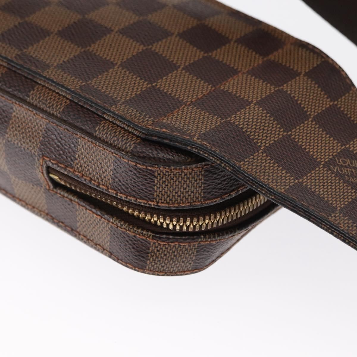 Louis Vuitton Geronimos Waist Bag Damier, BROWN, CANVAS, Shoulder bag