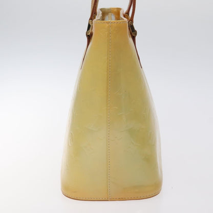 Louis Vuitton Houston Handbag Monogram Vernis, YELLOW, PATENT_LEATHER, Handbag
