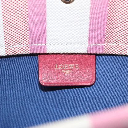 Loewe Anagram handbag Canvas, PINK, CANVAS, Handbag