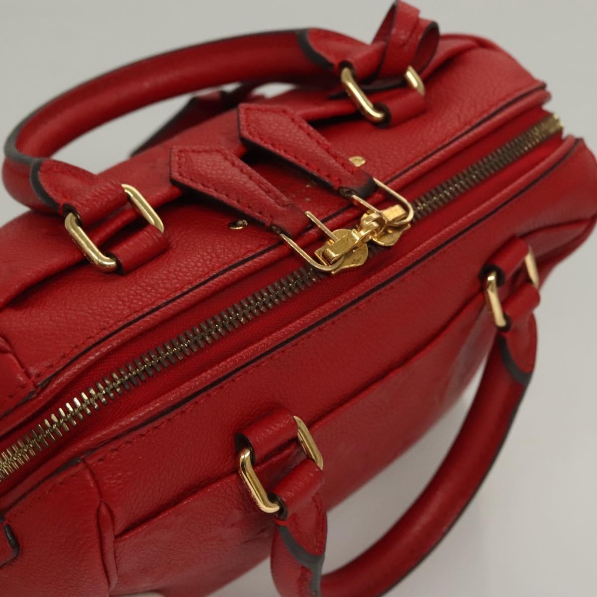 Louis Vuitton Speedy Bandouliere NM Bag Monogram Empreinte Leather, RED, LEATHER, Handbag