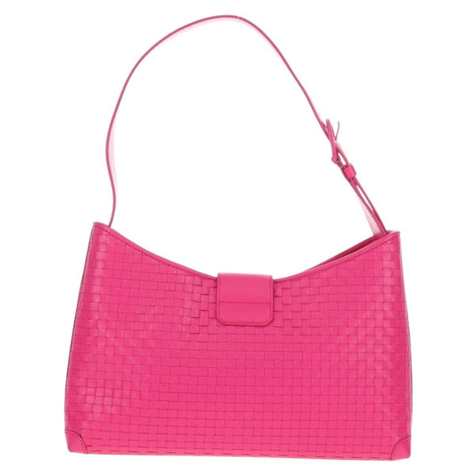 Salvatore Ferragamo Gancini Shoulder Bag Leather, PINK, LEATHER, Shoulder bag