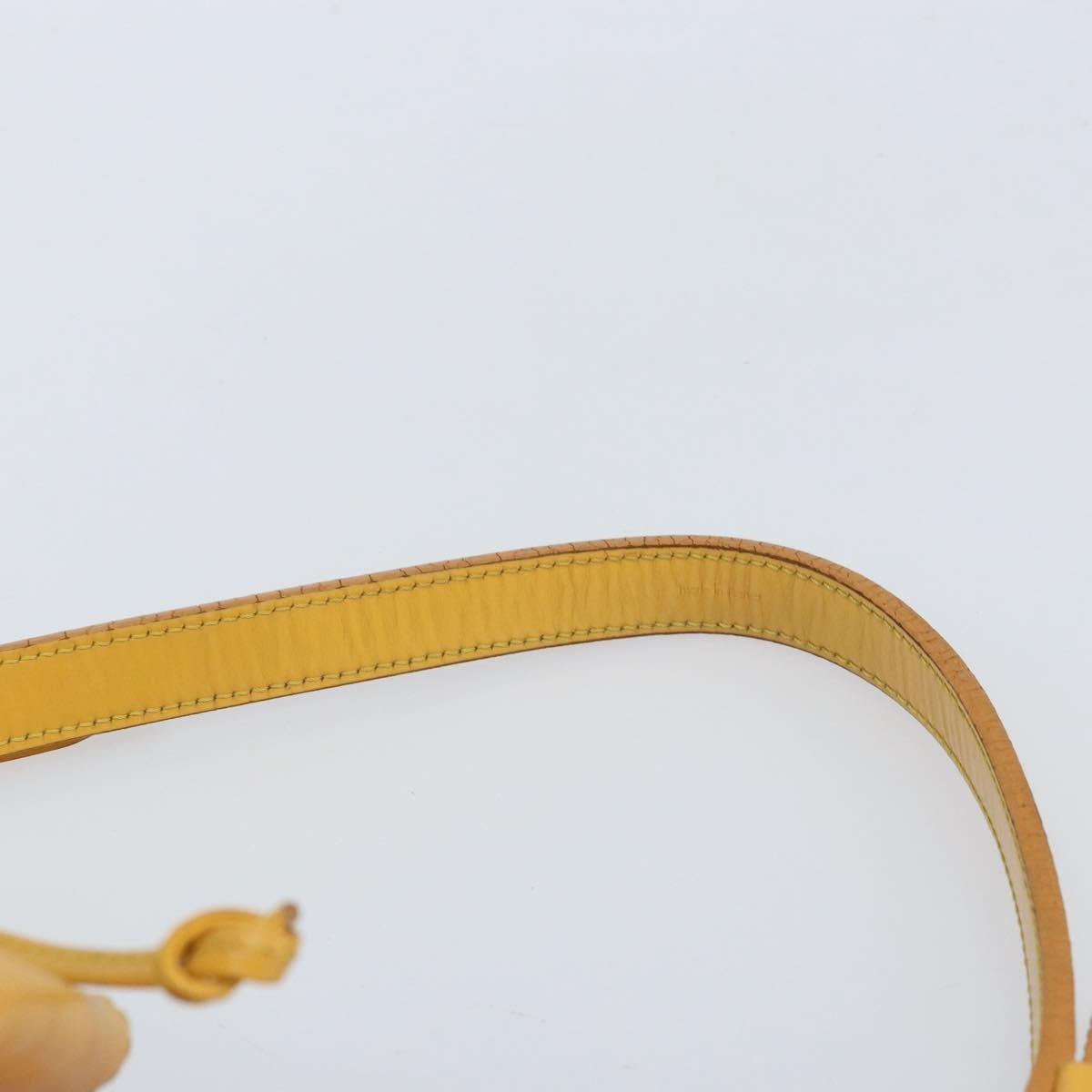Louis Vuitton Petit Noe Handbag Epi Leather, Yellow, Leather, Shoulder Bag