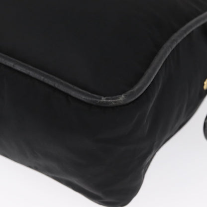Celine Vintage Shoulder Bag Nylon, BLACK, NYLON, Shoulder bag