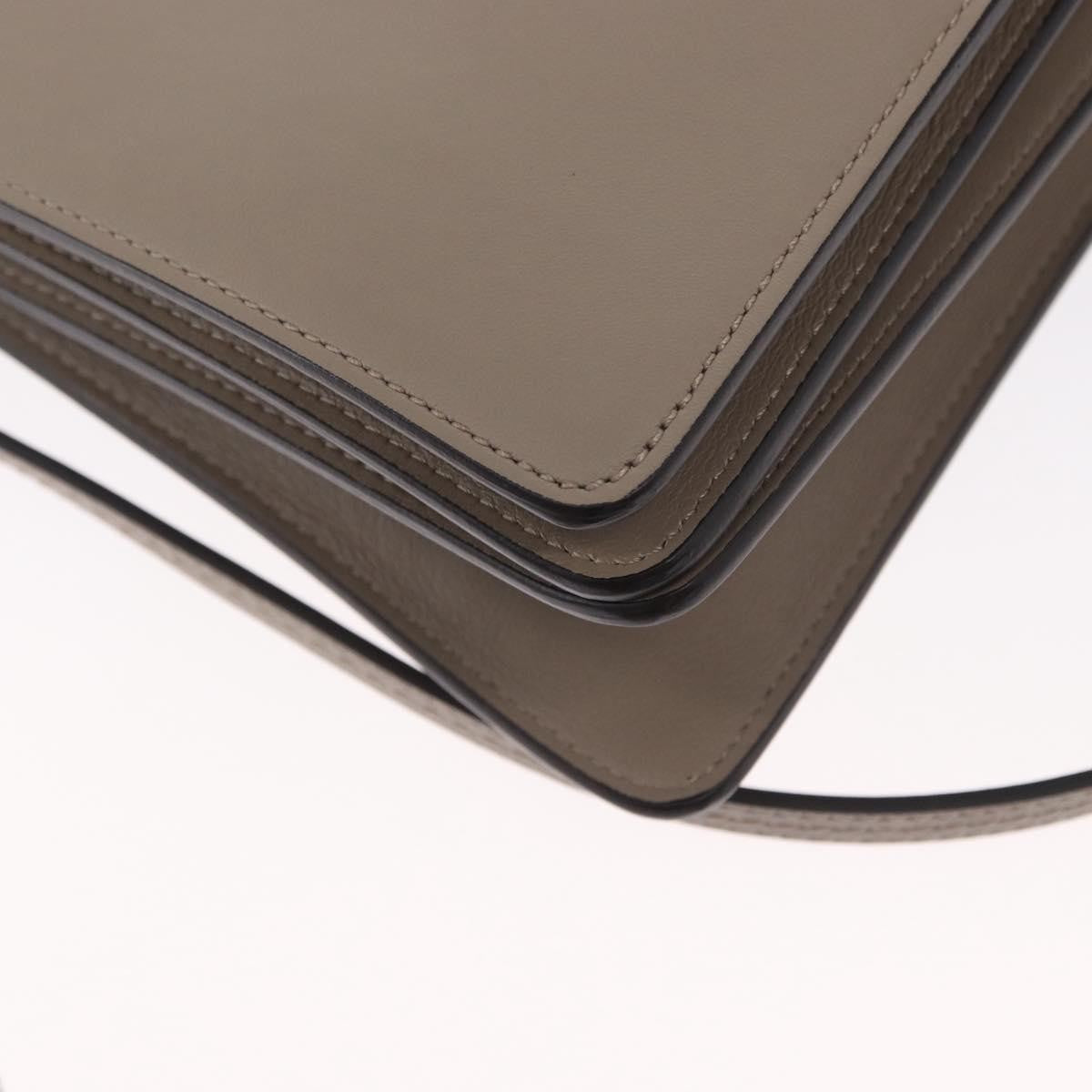 Chloe Faye Shoulder Bag Leather and Suede, BEIGE, SUEDE, Shoulder bag