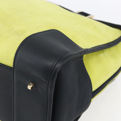 Loewe Amazona Bag Suede, YELLOW, SUEDE, Handbag