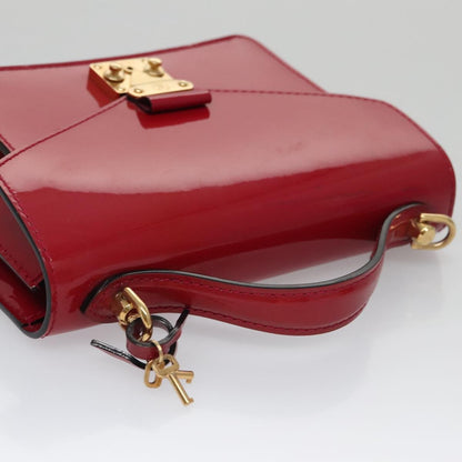 Louis Vuitton Monceau Handbag Vernis, PINK, PATENT_LEATHER, Handbag
