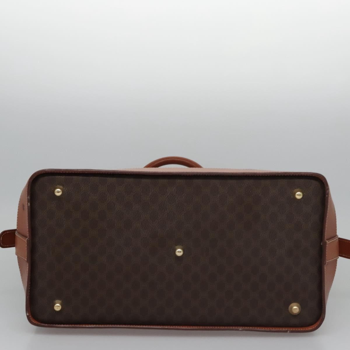Celine Vintage Macadam Handbag Macadam, BROWN, PVC, Handbag
