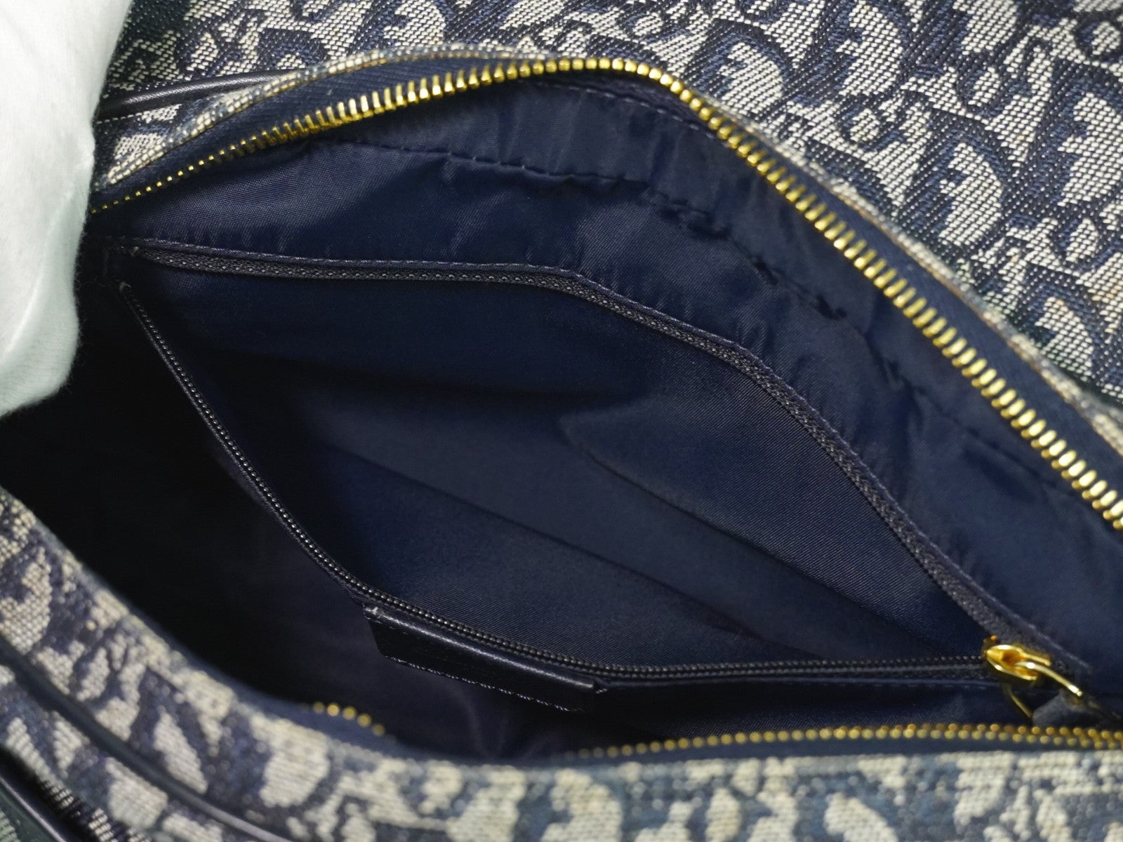 Christian Dior Trotter shoulder bag Canvas, GRAY, CANVAS, Shoulder bag