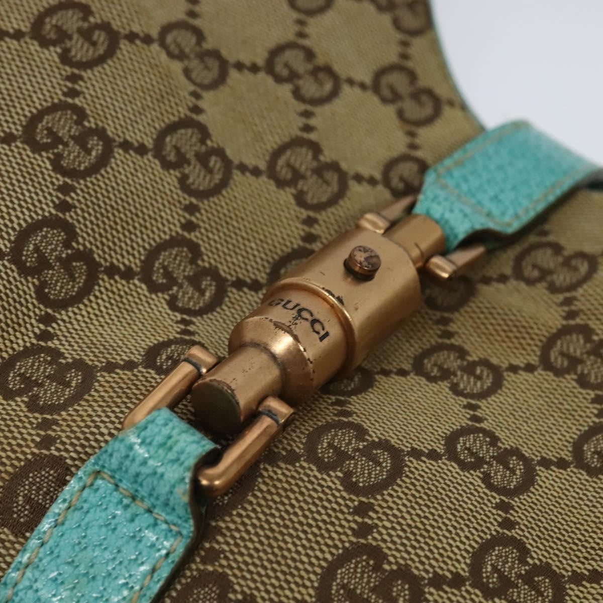 Gucci Joy Bardot Hobo GG Canvas, BEIGE, CANVAS, Shoulder bag