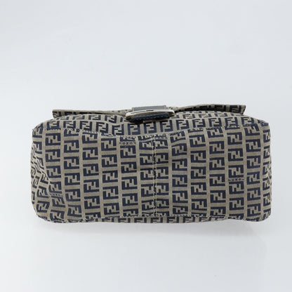 Fendi Mama Forever Bag Zucchino Canvas, NAVY, CANVAS, Tote bag
