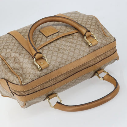 Celine Macadam Handbag Macadam with leather, BEIGE, PVC, Handbag