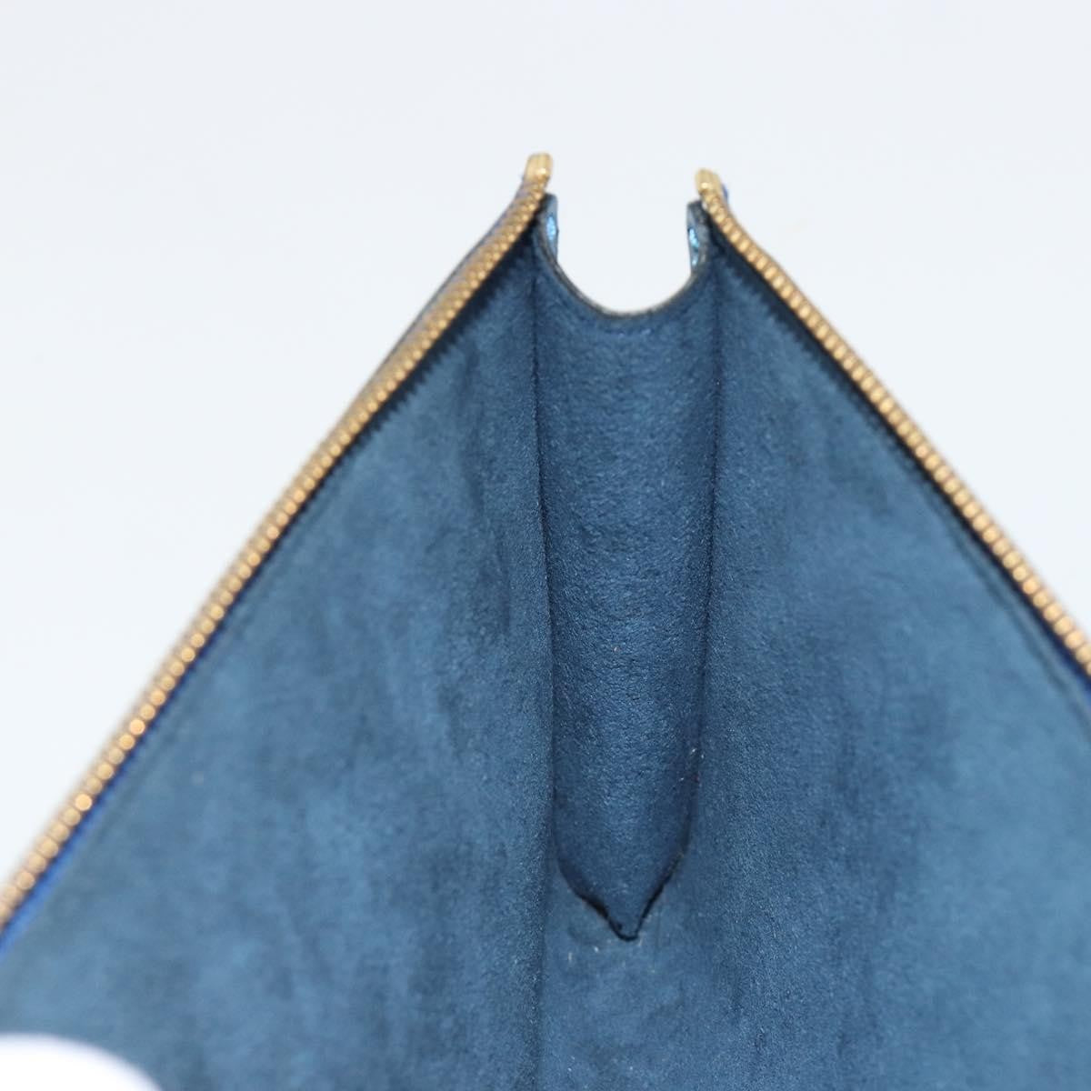 Louis Vuitton Pochette Accessoires Epi Leather, Blue, Leather, Clutch