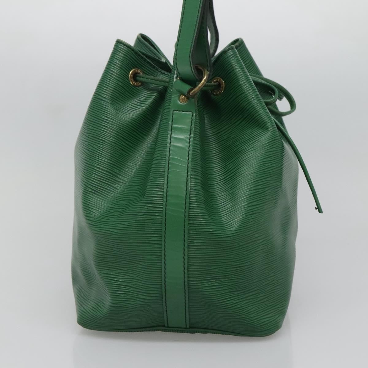 Louis Vuitton Petit Noe Handbag Epi Leather, GREEN, LEATHER, Handbag