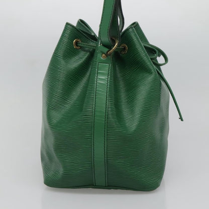 Louis Vuitton Petit Noe Handbag Epi Leather, GREEN, LEATHER, Handbag