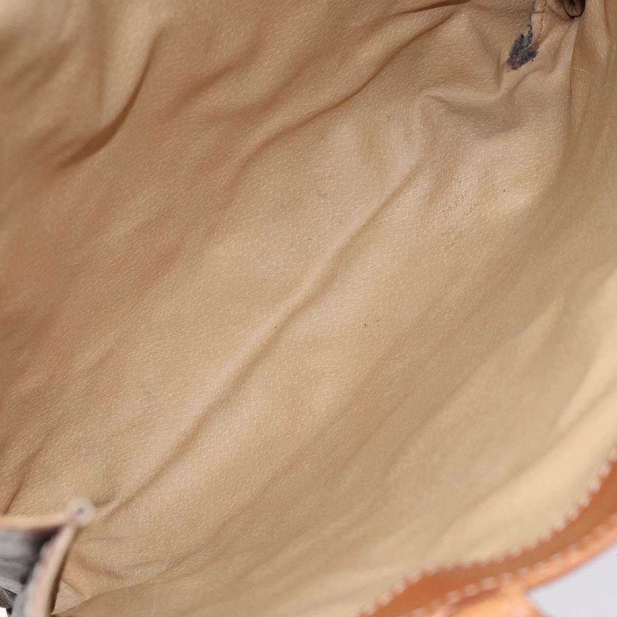 Celine Vintage Macadam Tote bag Canvas and Leather, BROWN, CANVAS, Tote bag