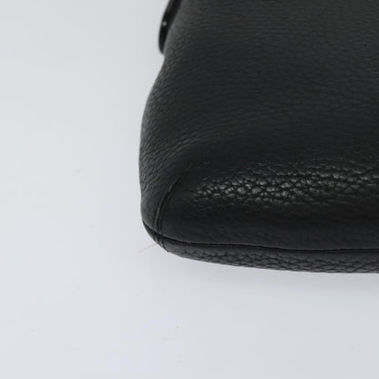 Loewe Vintage Shoulder Bag Leather, BLACK, LEATHER, Shoulder bag