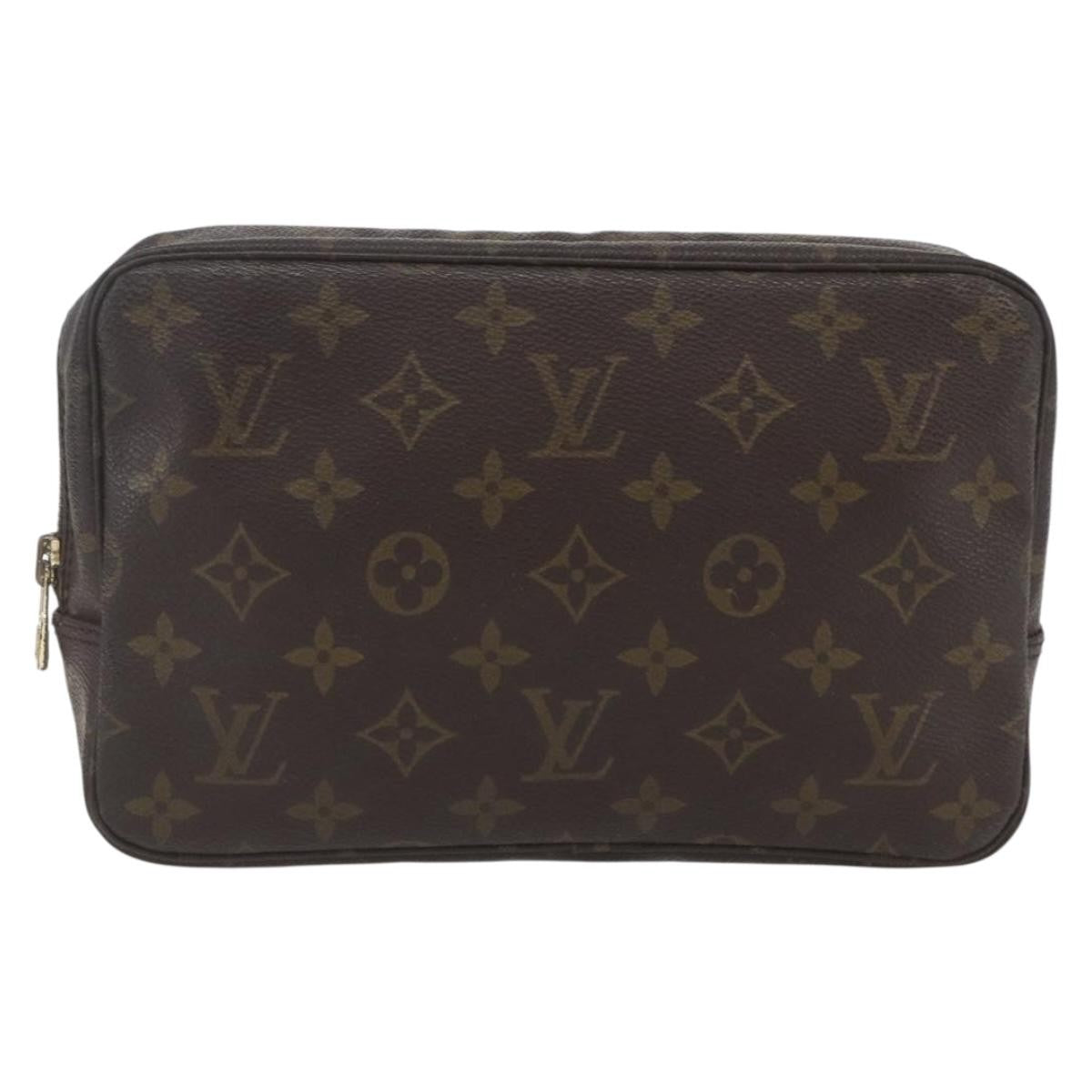 Louis Vuitton Trousse Toilette Monogram Canvas, BROWN, CANVAS, Clutche & pouche