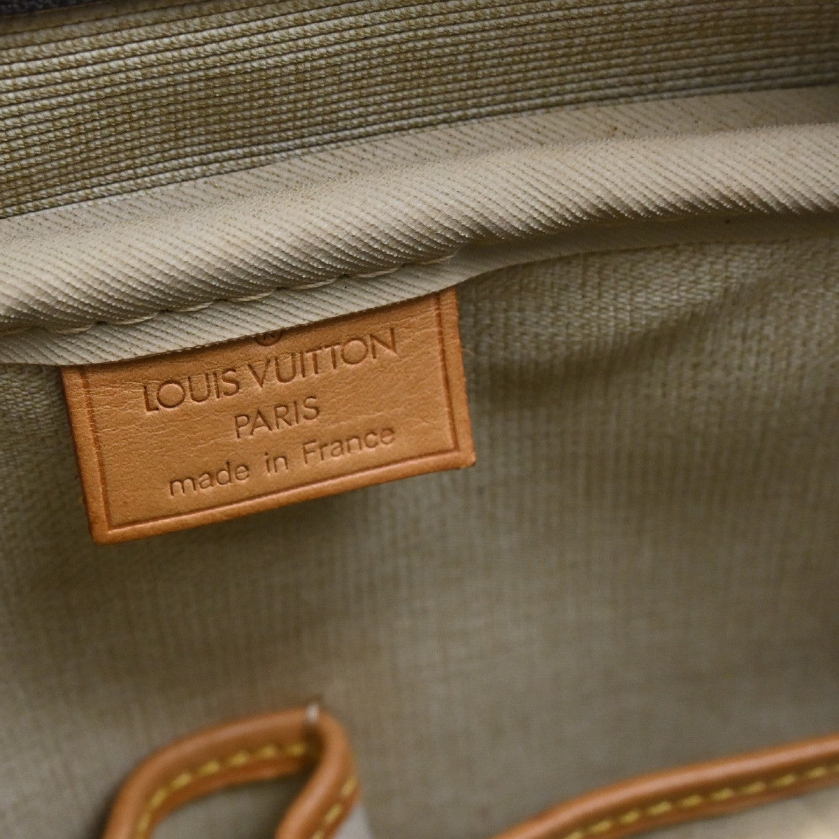 Louis Vuitton Deauville Handbag Monogram Canvas, Brown, Canvas, Handbag