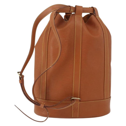 Louis Vuitton Randonnee Backpack Epi Leather, BROWN, LEATHER, Backpack