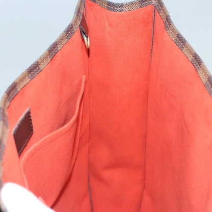 Louis Vuitton Sac Plat Bag Damier, BROWN, CANVAS, Handbag