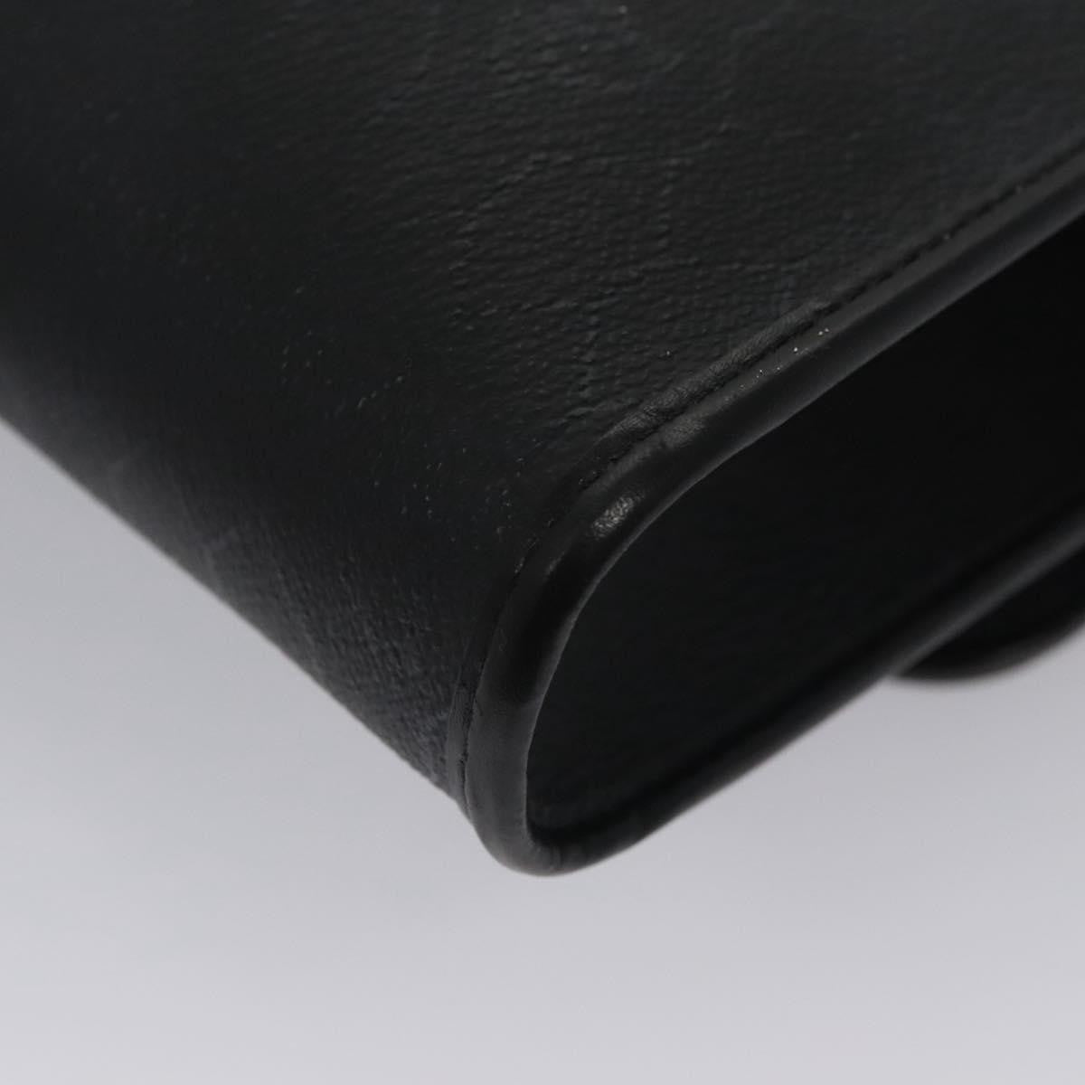 Christian Dior Vintage Honeycomb chain Canvas, BLACK, CANVAS, Handbag