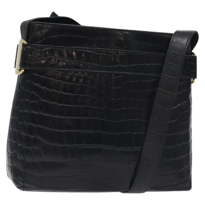 Salvatore Ferragamo Vara shoulder Bag Leather, BLACK, LEATHER, Shoulder bag