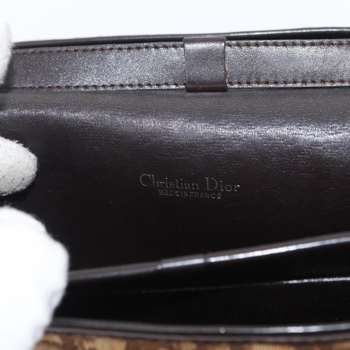 Christian Dior Trotter shoulder bag Canvas, BROWN, CANVAS, Shoulder bag