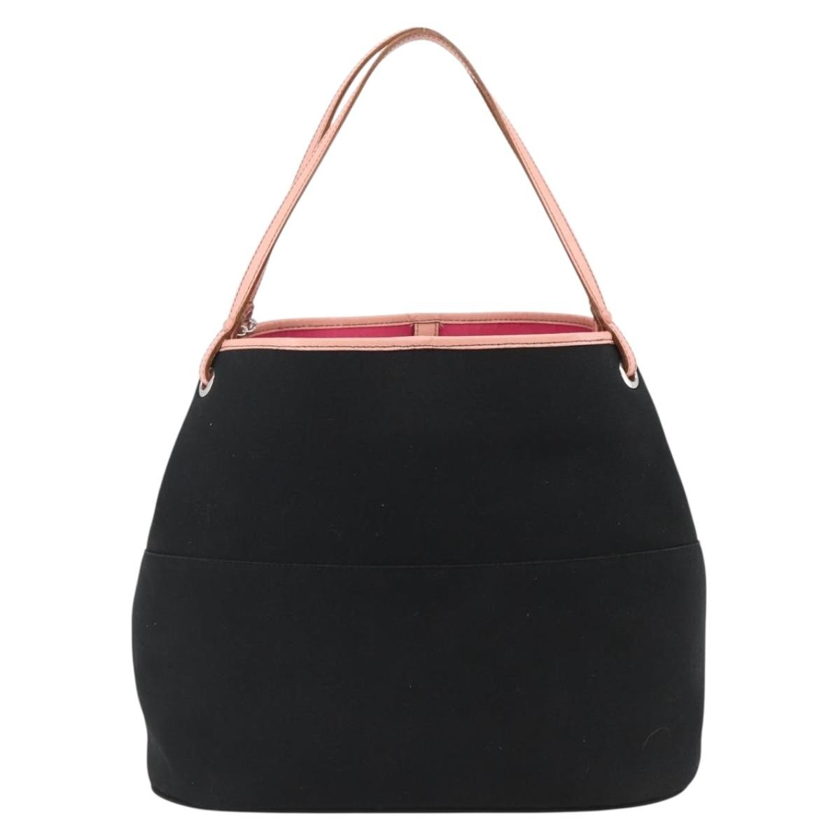 Burberry Blue Label Tote Bag Canvas, BLACK, CANVAS, Tote bag