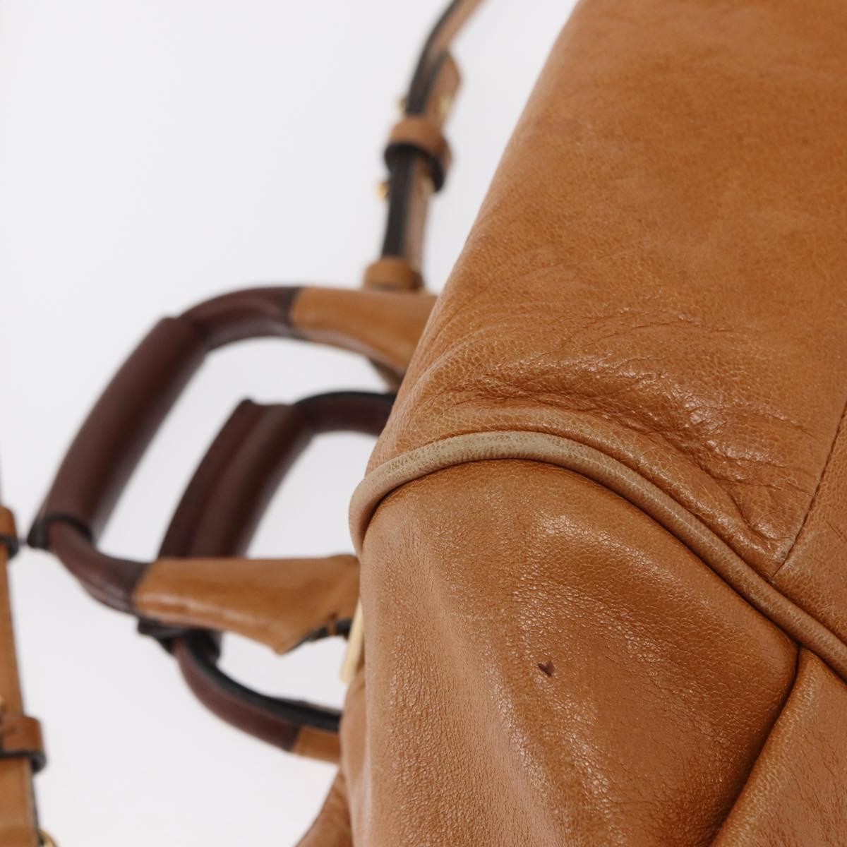 Chloe Ethel Handbag Leather, BROWN, LEATHER, Handbag