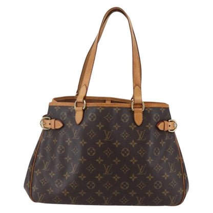 Louis Vuitton Batignolles Handbag Monogram Canvas, BROWN, CANVAS, Tote bag