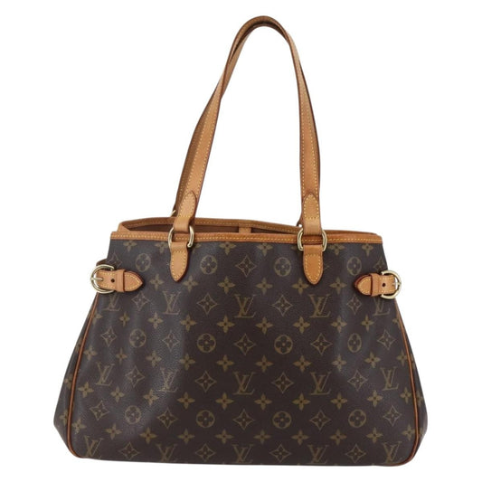 Louis Vuitton Batignolles Handbag Monogram Canvas, BROWN, CANVAS, Tote bag