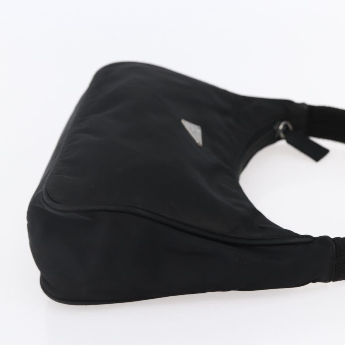 Prada Hobo Tessuto, BLACK, NYLON, Handbag