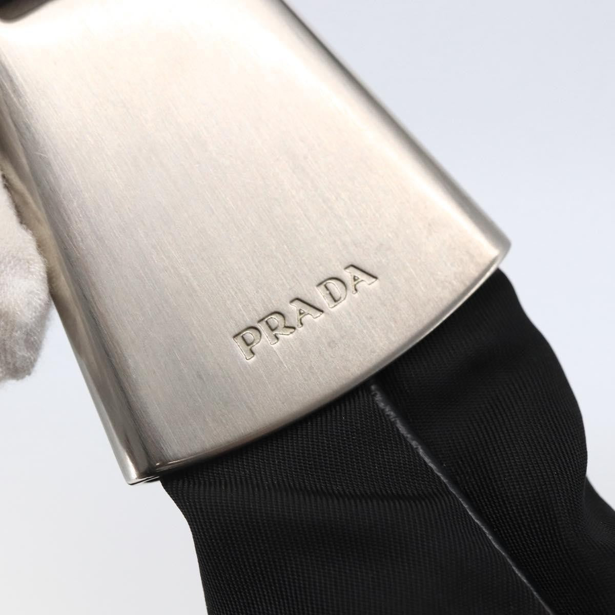Prada Hobo Tessuto, BLACK, NYLON, Shoulder bag
