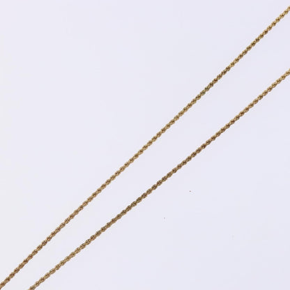 Christian Dior CD Round Pendant Necklace Metal, GOLD, METAL, Necklace