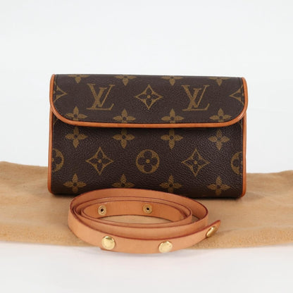 Louis Vuitton Florentine Waist Bag Monogram Canvas, Brown, Canvas, Clutch