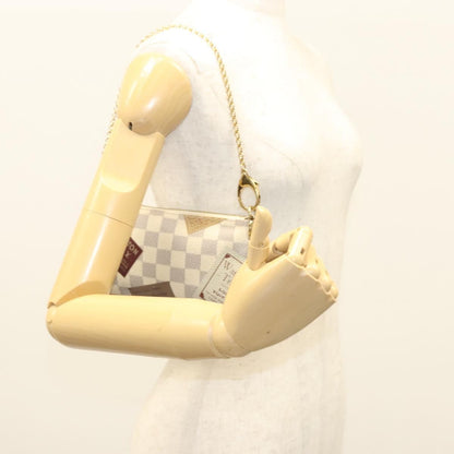 Louis Vuitton Milla Pochette Limited Edition Damier, WHITE, CANVAS, Clutche & pouche