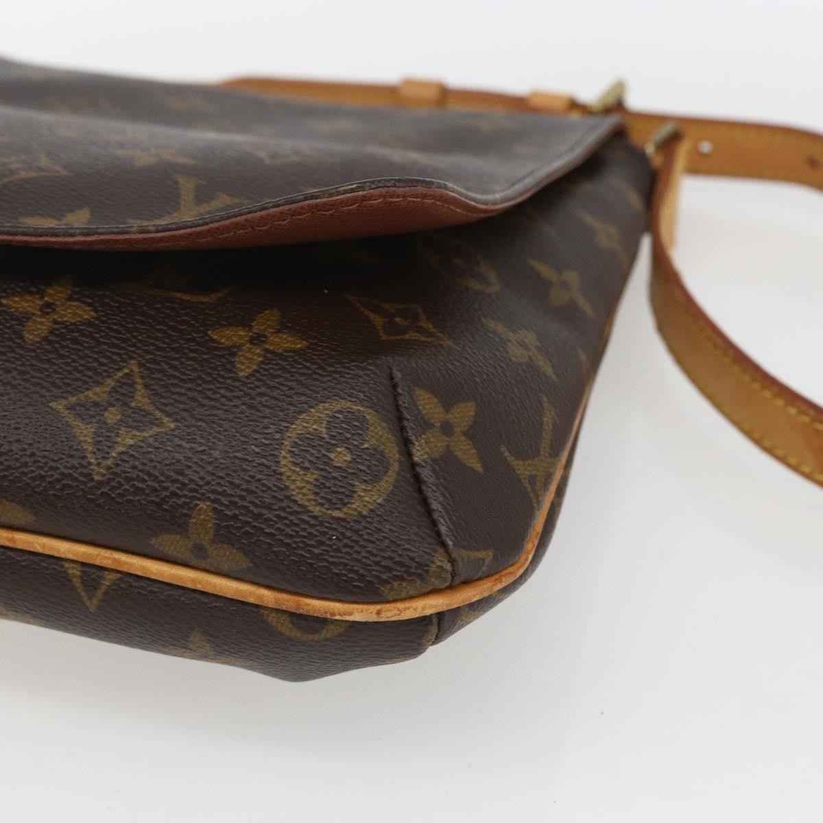 Louis Vuitton Musette Salsa Handbag Monogram Canvas, BROWN, CANVAS, Shoulder bag