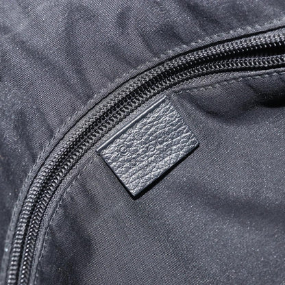 Gucci Zip Messenger Bag GG Denim, BLACK, CANVAS, Shoulder bag