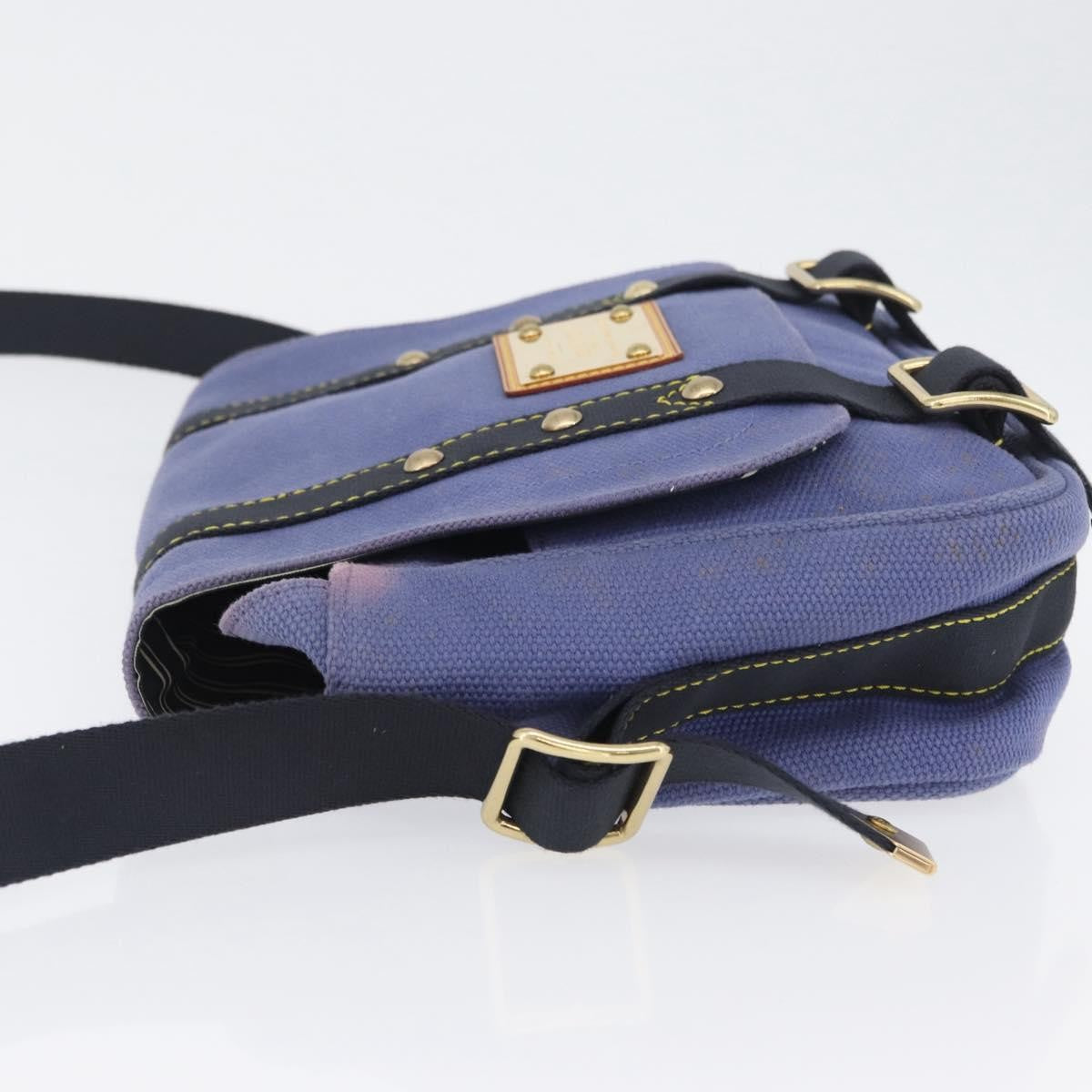 Louis Vuitton Antigua Besace Messenger Bag Canvas, BLUE, CANVAS, Shoulder bag