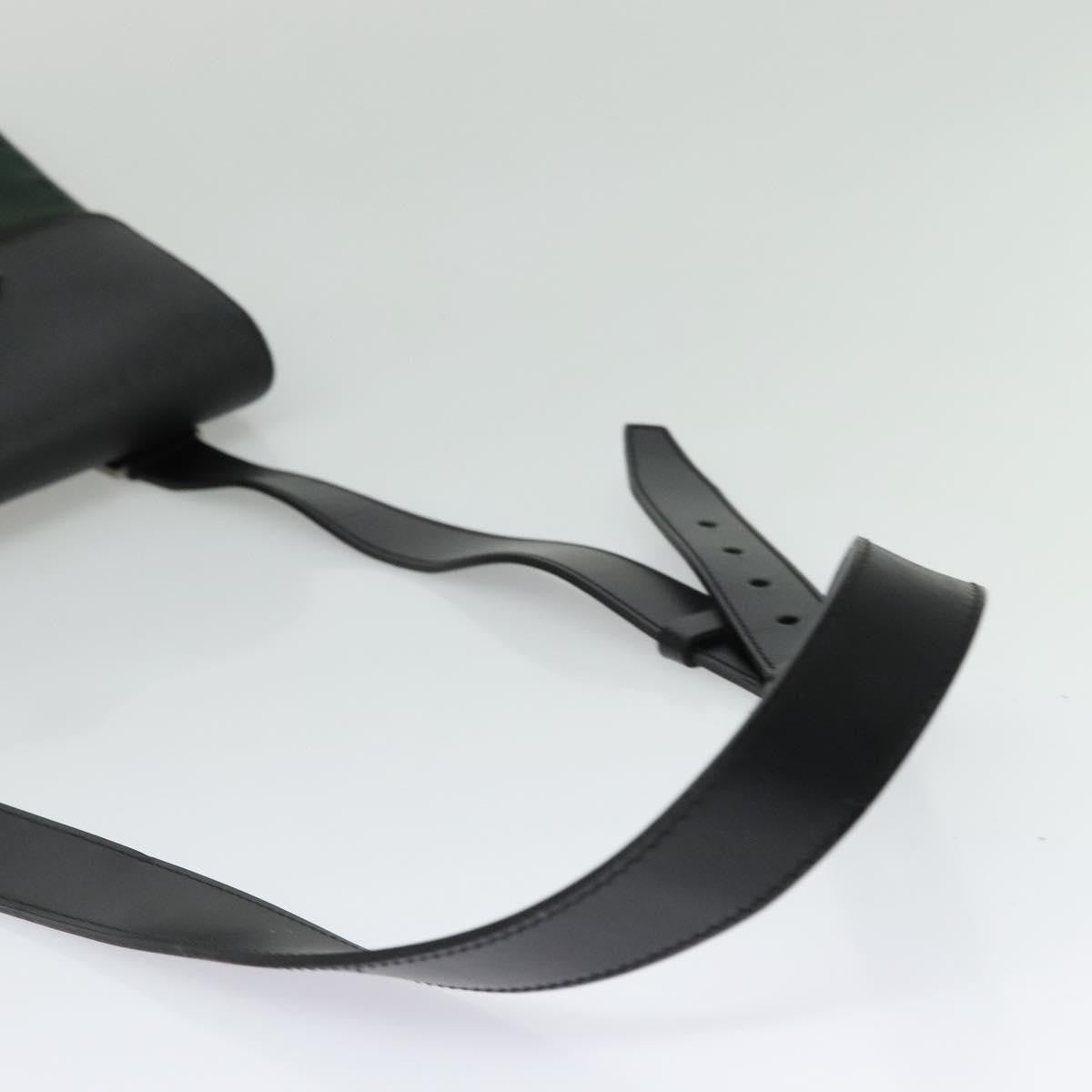 Louis Vuitton Saratov Messenger Bag Taiga Leather and Canvas, GRAY, LEATHER, Crossbody bag