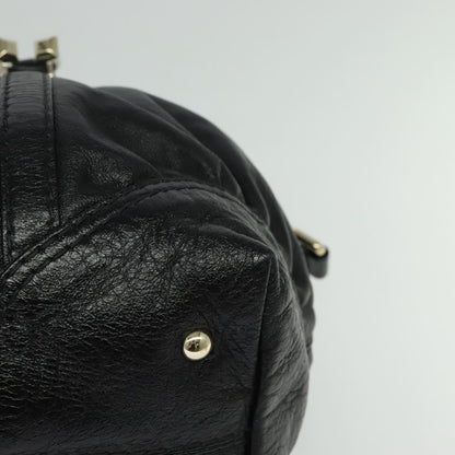 Gucci Nail Boston Bag Leather, BLACK, LEATHER, Travel bag