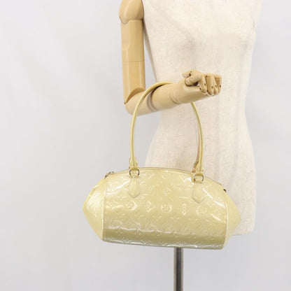 Louis Vuitton Sherwood Handbag Monogram Vernis, BEIGE, PATENT_LEATHER, Handbag
