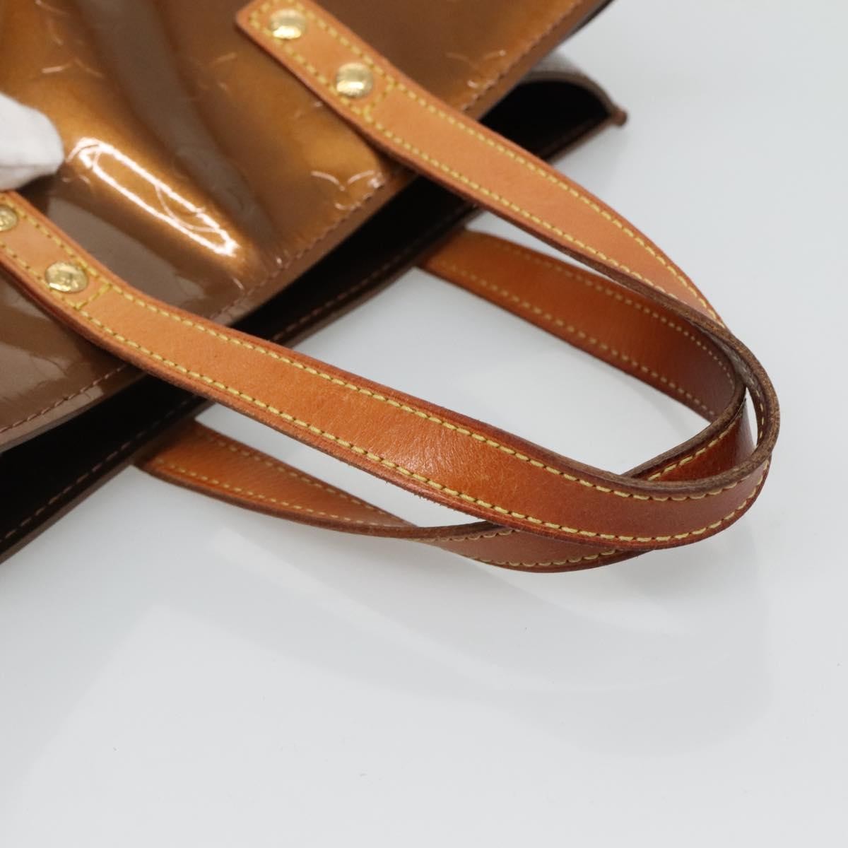 Louis Vuitton Reade Handbag Monogram Vernis, BROWN, PATENT_LEATHER, Handbag