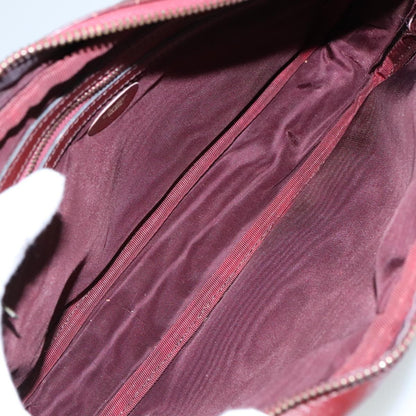 cartier Must de Cartier Shoulder Bag Leather, Burgundy, Leather, Shoulder Bag