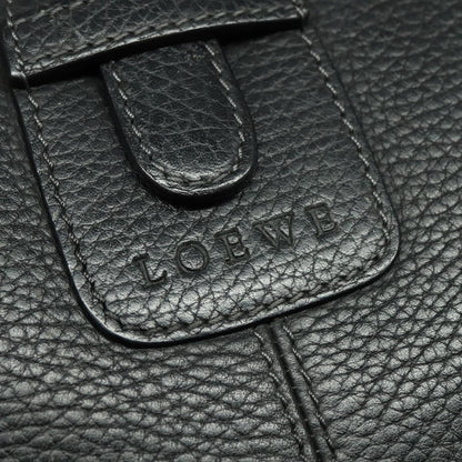 Loewe Vintage Shoulder Bag Leather, BLACK, LEATHER, Shoulder bag